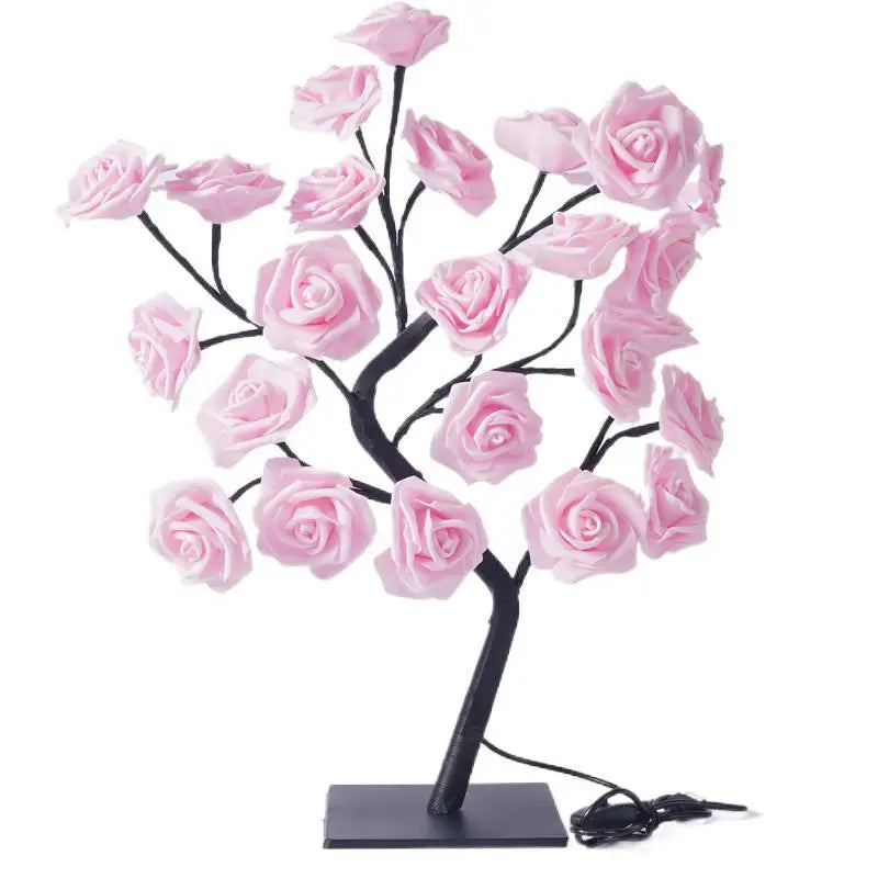 Luminária rosa chique