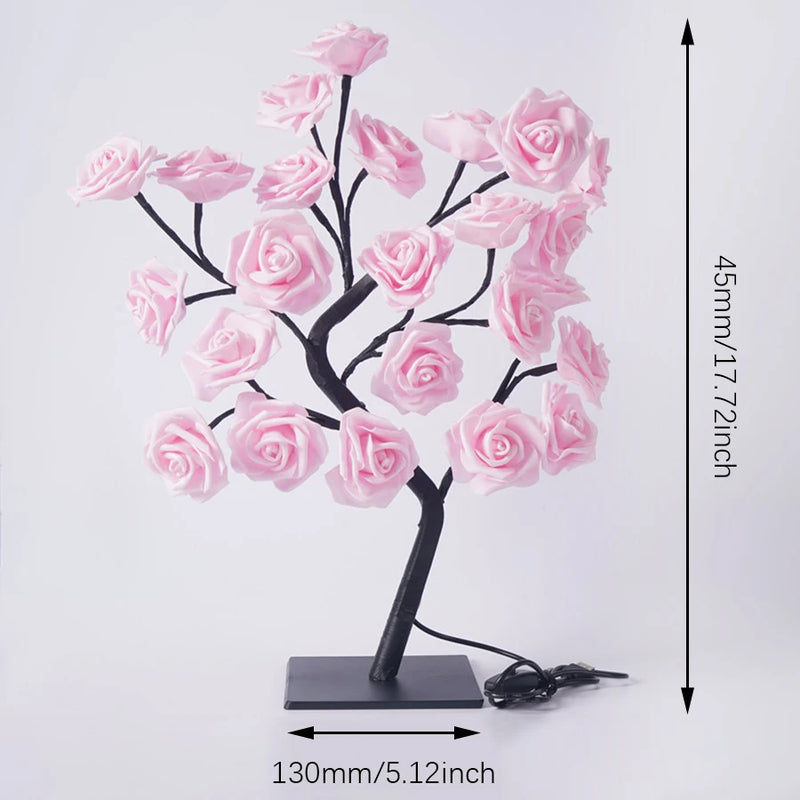 Luminária rosa chique